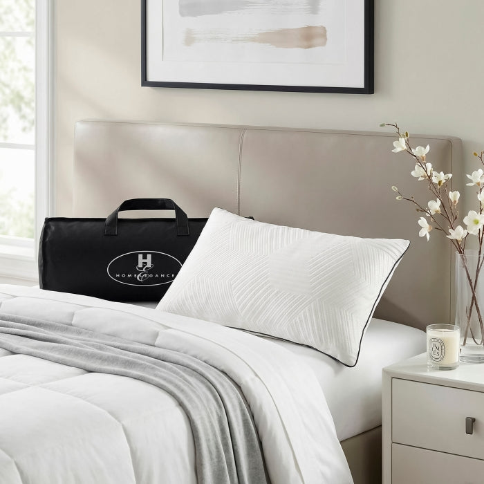 MT-SUNPQ Queen Size Shredded Memory Foam Pillow (2pc/Box), Set of 2 - MT-SUNPQ