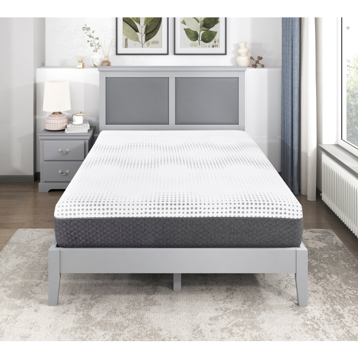 MT-UNH12CK 12" California King Green Tea Gel-Infused Memory Foam Hybrid Mattress - MT-UNH12CK