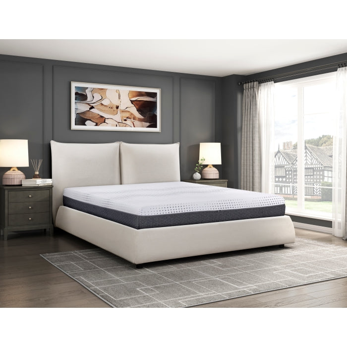MT-UNH12EK 12" Eastern King Green Tea Gel-Infused Memory Foam Hybrid Mattress - MT-UNH12EK