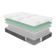 MT-UNH12T 12" Twin Green Tea Gel-Infused Memory Foam Hybrid Mattress - MT-UNH12T
