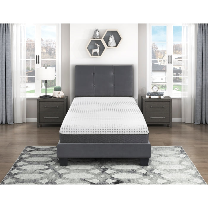 MT-UNH12T 12" Twin Green Tea Gel-Infused Memory Foam Hybrid Mattress - MT-UNH12T