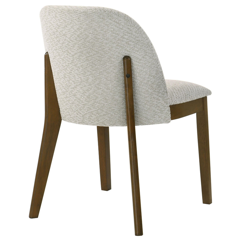 Mueller Upholstered Dining Side Chair Brown and Beige (Set of 2) - 193582
