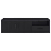 Murray 70-inch 2-door TV Stand Media Console Black - 706213
