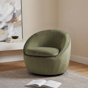 Myernick Velvet Upholstered Swivel Accent Chair Olive - 903229