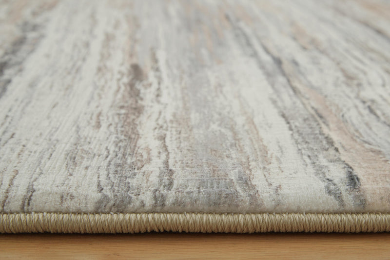 Nace Gray/Brown/White 5' x 7' Memory Foam Area Rug - R407472