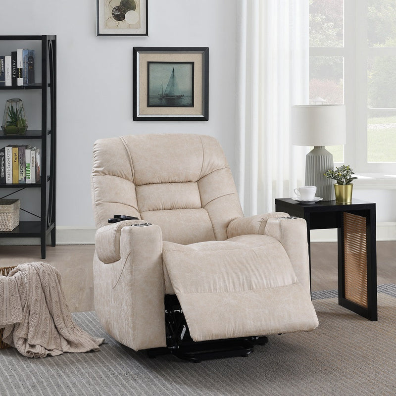 Nairi Power Recliner w/Lift, Heating & Massage - LV02995A