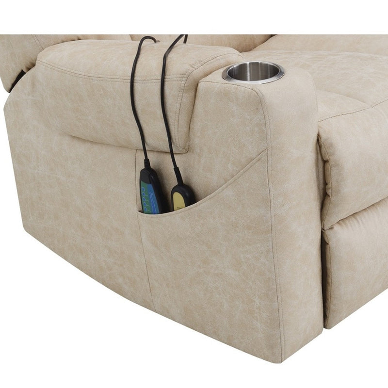 Nairi Power Recliner w/Lift, Heating & Massage - LV02995A