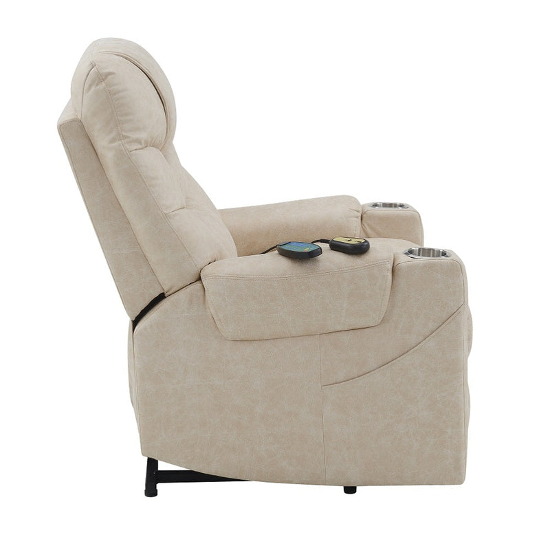 Nairi Power Recliner w/Lift, Heating & Massage - LV02995A
