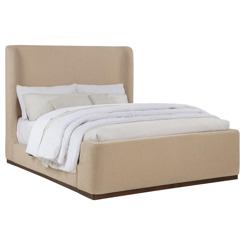 Nala Queen Fabric Upholstered Platform Bed Tan - 315978Q