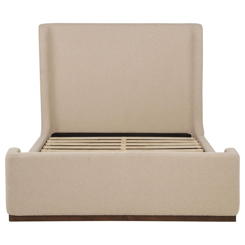 Nala Queen Fabric Upholstered Platform Bed Tan - 315978Q