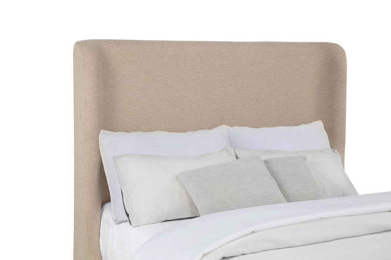 Nala Queen Fabric Upholstered Platform Bed Tan - 315978Q
