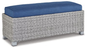 NAPLES BEACH Outdoor Bench with Cushion - Gate FurnitureOutdoor Benches