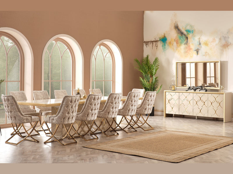 Napoli 12 Person Dining Room Set - Dining Room Sets