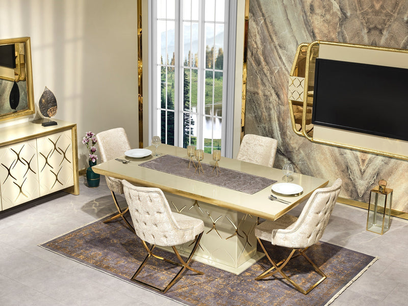 Napoli 6 Person Dining Room Set - Dining Room Sets