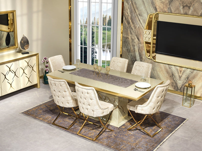 Napoli 6 Person Dining Room Set - Dining Room Sets