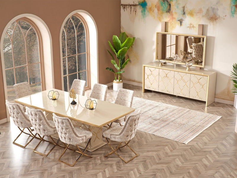 Napoli 8 Person Dining Room Set - Dining Room Sets