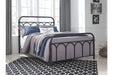 Nashburg Black Full Metal Bed - Gate FurnitureFull Bed
