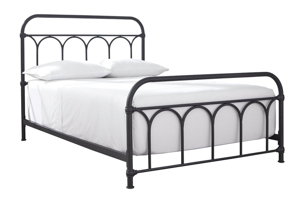 Nashburg Black Full Metal Bed - Gate FurnitureFull Bed