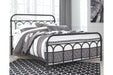 Nashburg Black Queen Metal Bed - Gate FurnitureQueen Bed