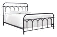 Nashburg Black Queen Metal Bed - Gate FurnitureQueen Bed