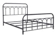 Nashburg Black Queen Metal Bed - Gate FurnitureQueen Bed