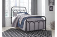Nashburg Black Twin Metal Bed - Gate FurnitureTwin Bed