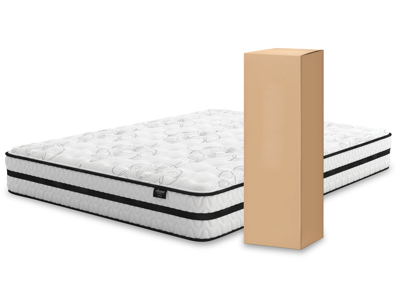 Nashburg Queen Metal Bed with Mattress in Black from Ashley - Lara Furniture