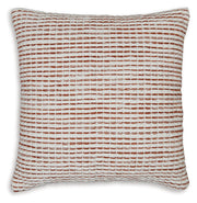 Nashlin White/Rust Pillow (Set of 4) - A1001038