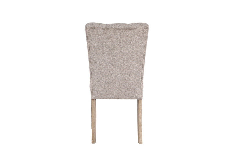 D02 Lava Dining Table And 4 D8683 Beige Dining Chairs - D02DT-LAVA/NAT+D8683DC-N