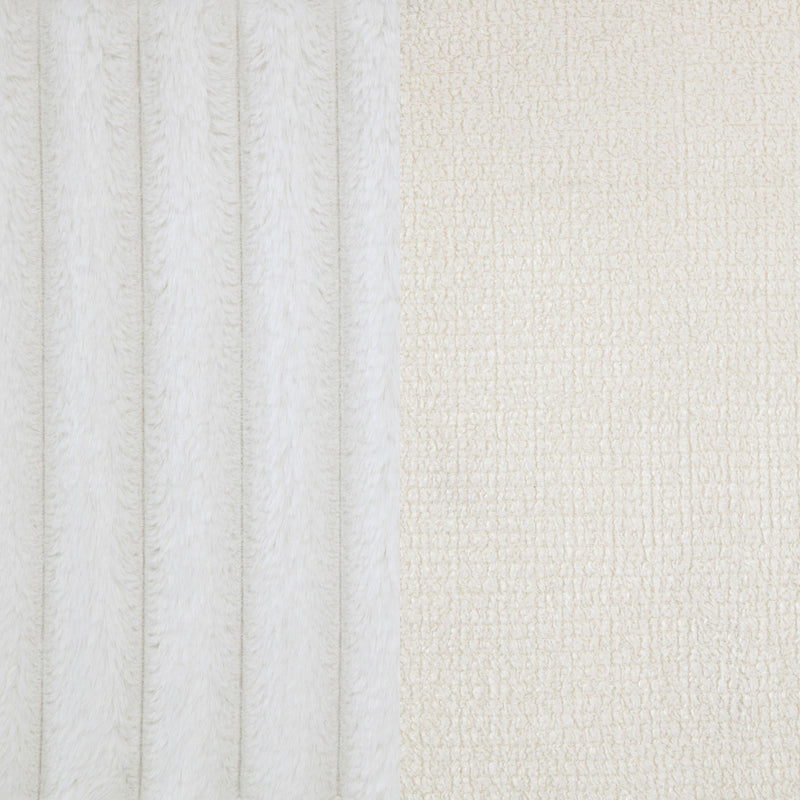 Natasha 65-inch Upholstered Eastern King Wingback Bed Cream - 306051KE