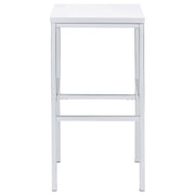 Natividad 5-piece Pub Height Bar Table Set White High Gloss - 182525