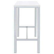 Natividad 5-piece Pub Height Bar Table Set White High Gloss - 182525