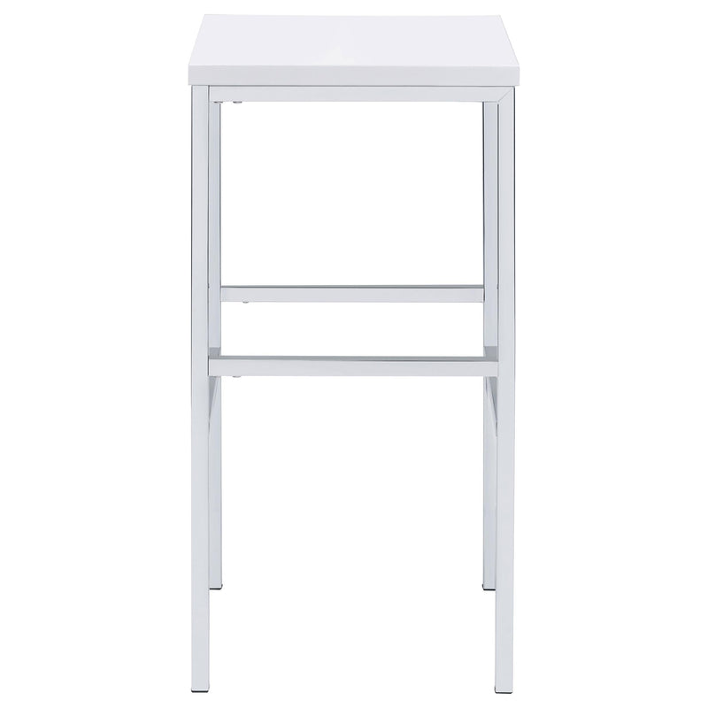 Natividad 5-piece Pub Height Bar Table Set White High Gloss - 182525