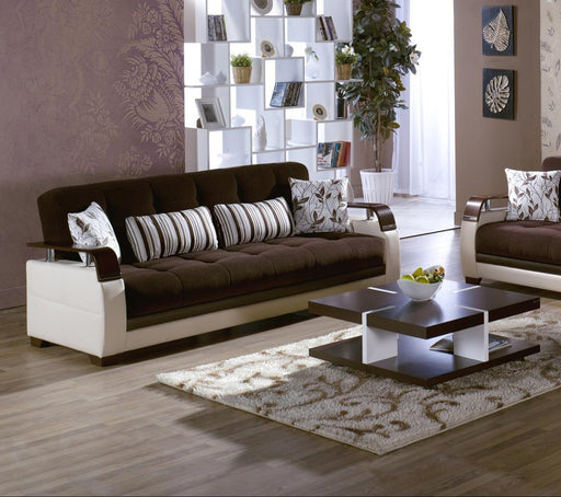 Natural 3 Seat Sleeper (Colins Brown) 1 Piece - Lara FurnitureSleeper Sofa