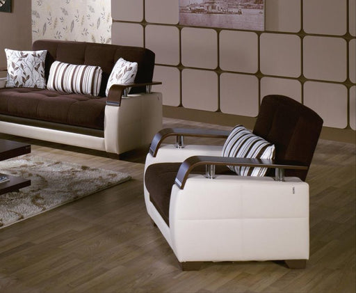 Natural Armchair (Colins Brown) 2 Pieces - Lara FurnitureLiving Room Chair