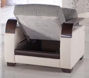 Natural Armchair (Valencia Grey) 2 Pieces - Lara FurnitureLiving Room Chair
