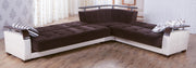 Natural Sectional (Colins Brown) 4 Pieces - Lara FurnitureSleeper Sectional