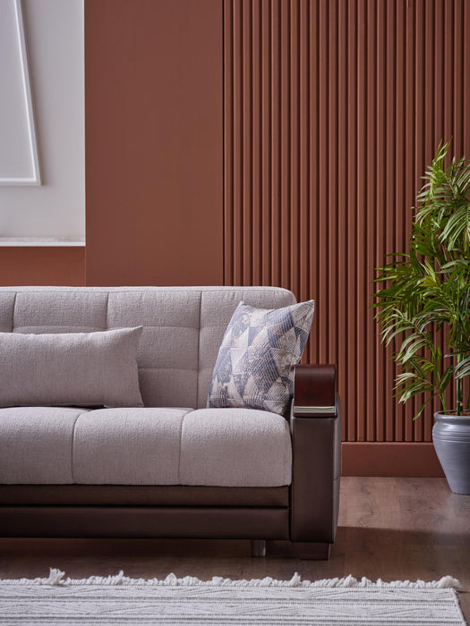 Natural Sectional (Nivus Beige) 4 Pieces - Gate FurnitureSleeper Sectional