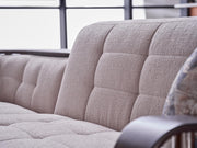Natural Sectional (Nivus Beige) 4 Pieces - Lara FurnitureSleeper Sectional