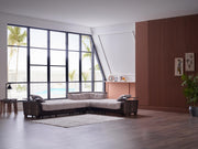 Natural Sectional (Nivus Beige) 4 Pieces - Lara FurnitureSleeper Sectional