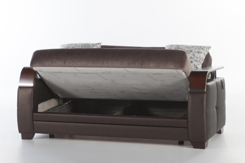 Natural Sleeper (Prestige Brown) Living Room Set - Lara FurnitureLiving Room Set