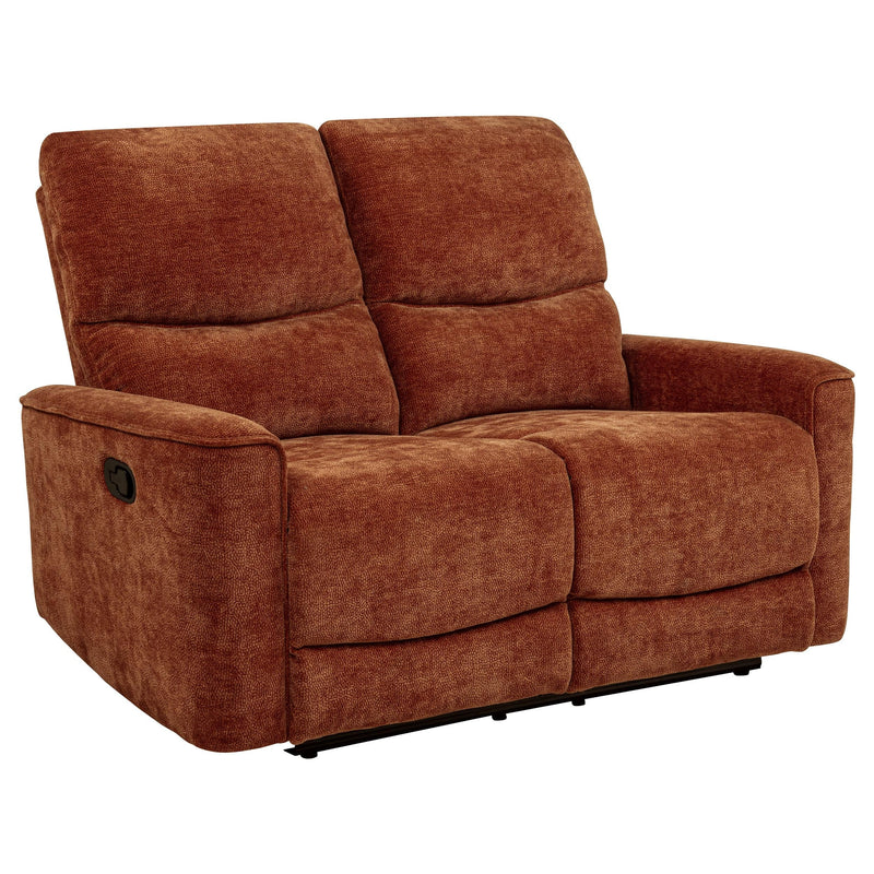 Navarro 2-piece Upholstered Reclining Sofa Set Orange - 609574-S2