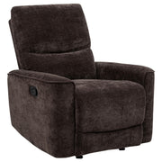 Navarro 3-piece Upholstered Reclining Sofa Set Dark Brown - 609571-S3