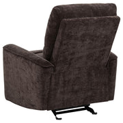 Navarro 3-piece Upholstered Reclining Sofa Set Dark Brown - 609571-S3