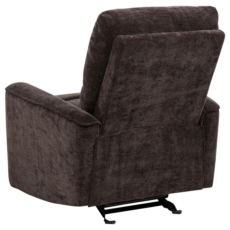 Navarro 3-piece Upholstered Reclining Sofa Set Dark Brown - 609571-S3