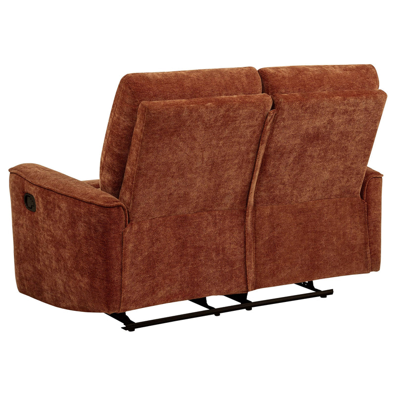 Navarro 3-piece Upholstered Reclining Sofa Set Orange - 609574-S3