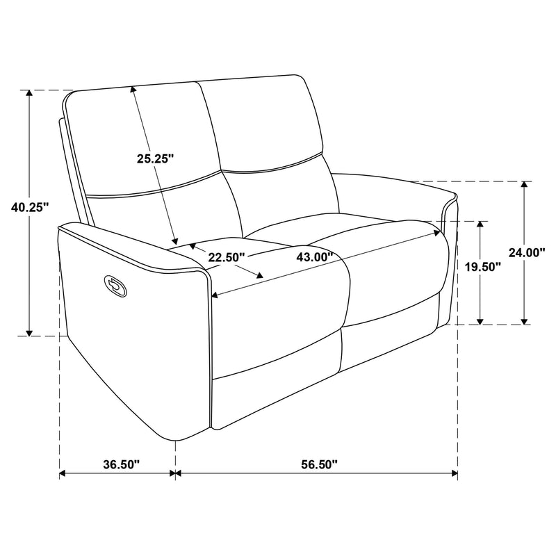 Navarro 3-piece Upholstered Reclining Sofa Set Orange - 609574-S3