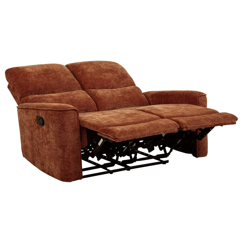 Navarro 3-piece Upholstered Reclining Sofa Set Orange - 609574-S3