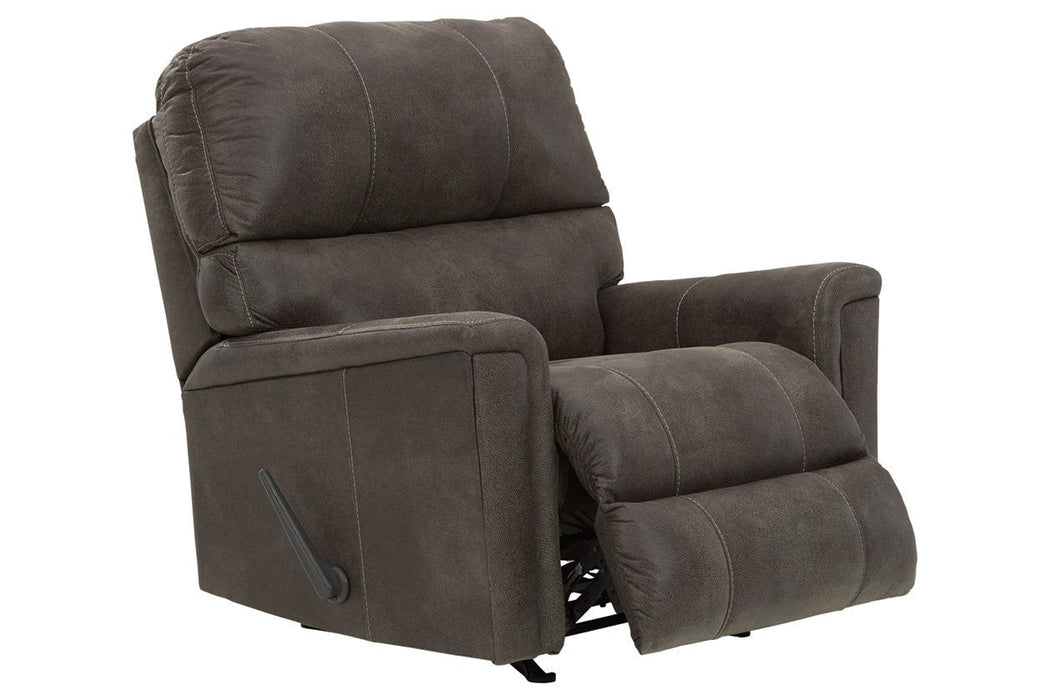 Navi Smoke Recliner - Gate FurnitureRecliner
