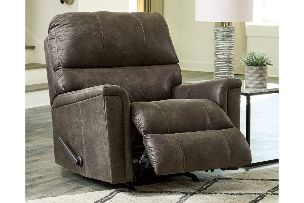 Navi Smoke Recliner - Gate FurnitureRecliner